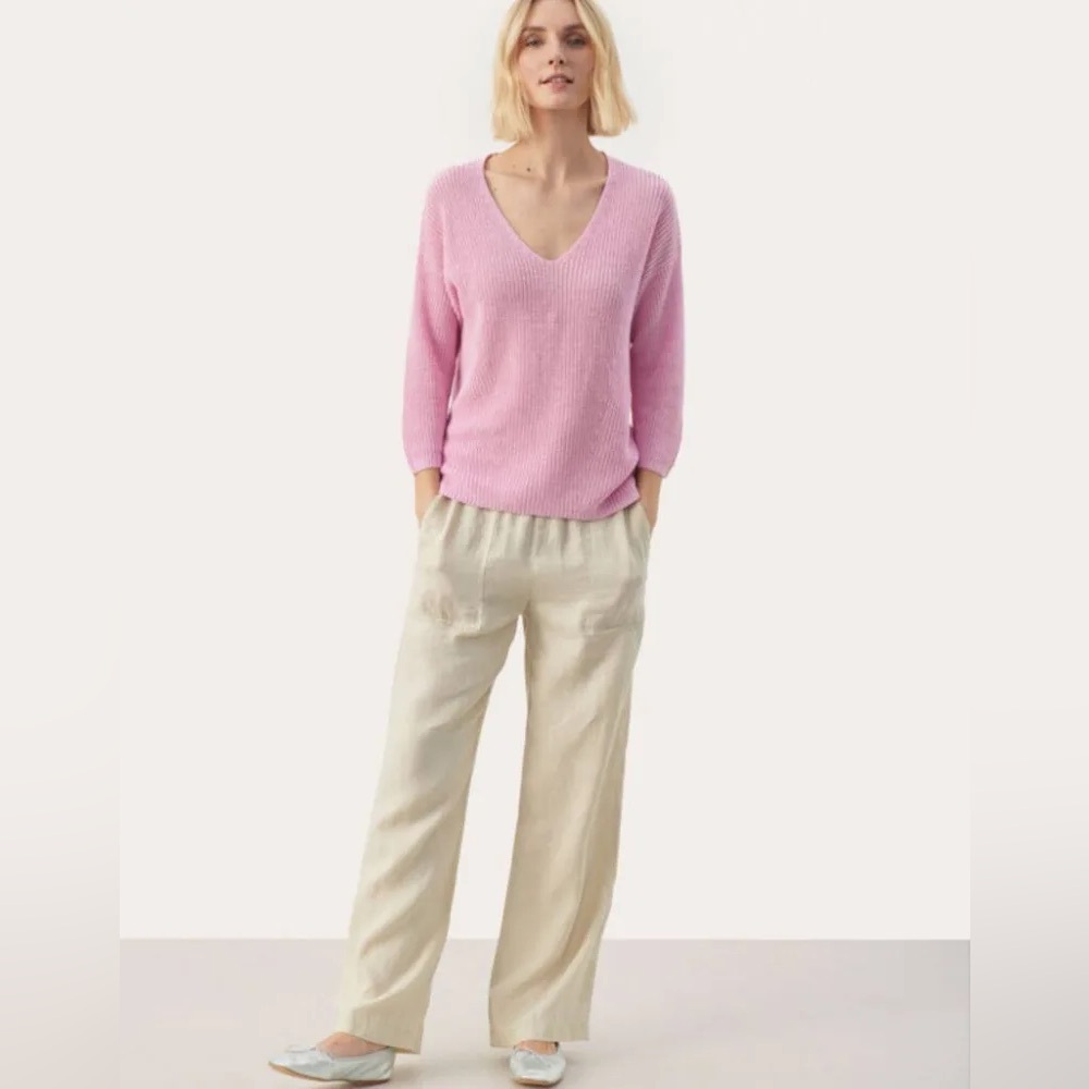NWT Part Two Linen Knit Sweater $159